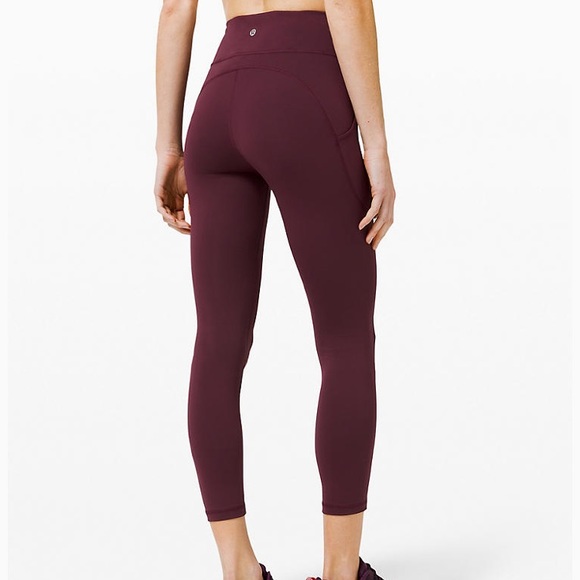 invigorate high rise heathered black currant 25” - Picture 6 of 8